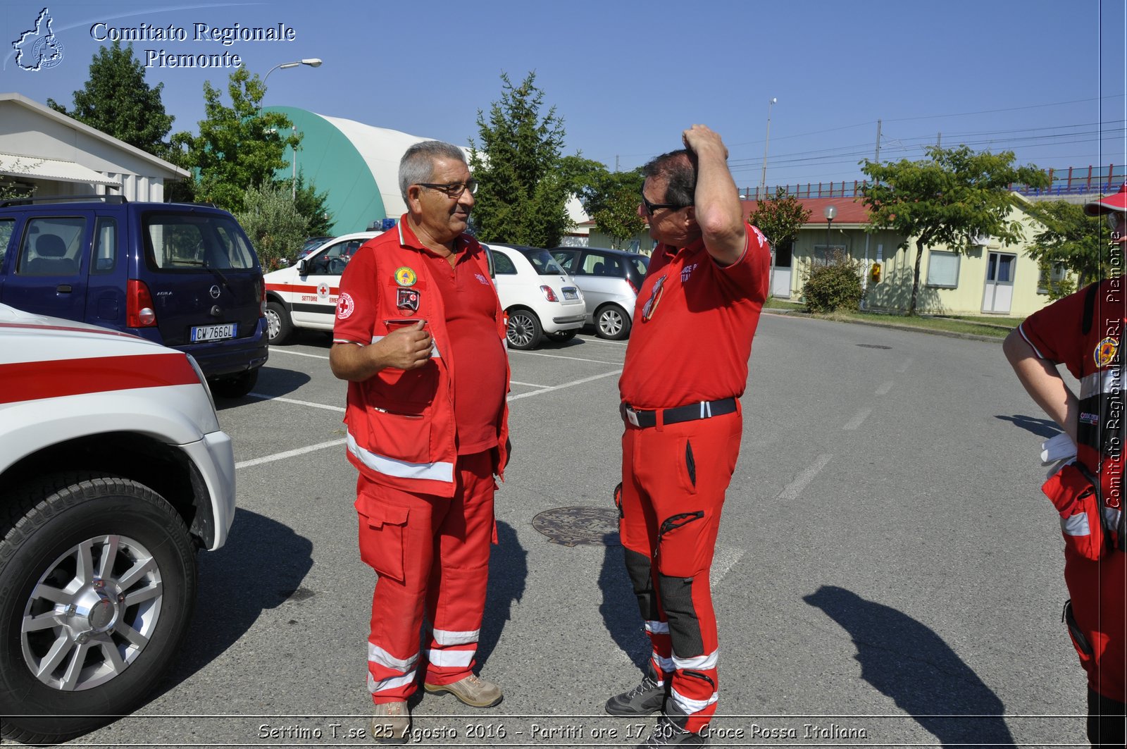 Settimo T.se 25 Agosto 2016 - Partiti ore 17,30 - Croce Rossa Italiana- Comitato Regionale del Piemonte