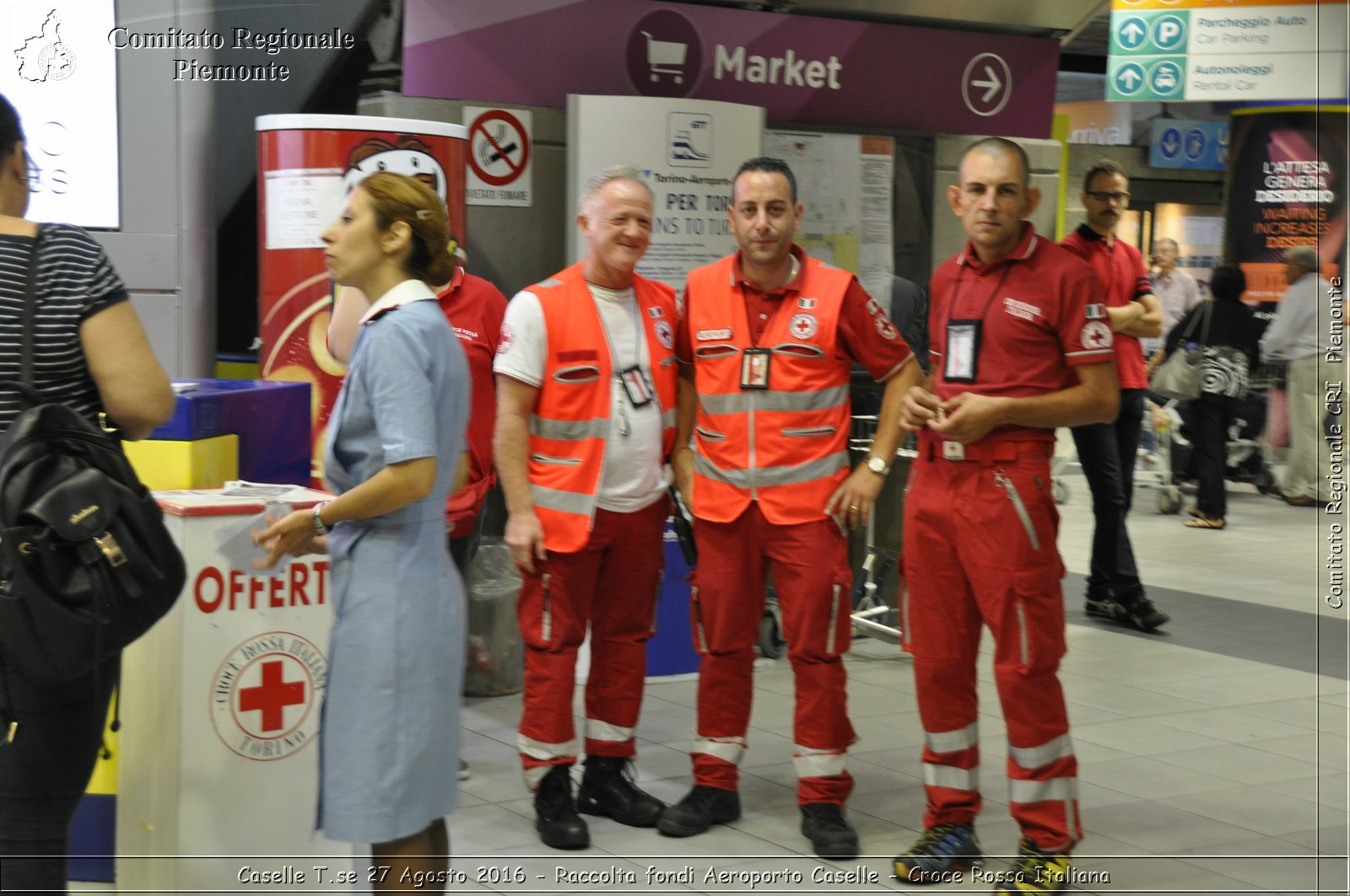 Caselle T.se 27 Agosto 2016 - Raccolta fondi Aeroporto Caselle - Croce Rossa Italiana- Comitato Regionale del Piemonte