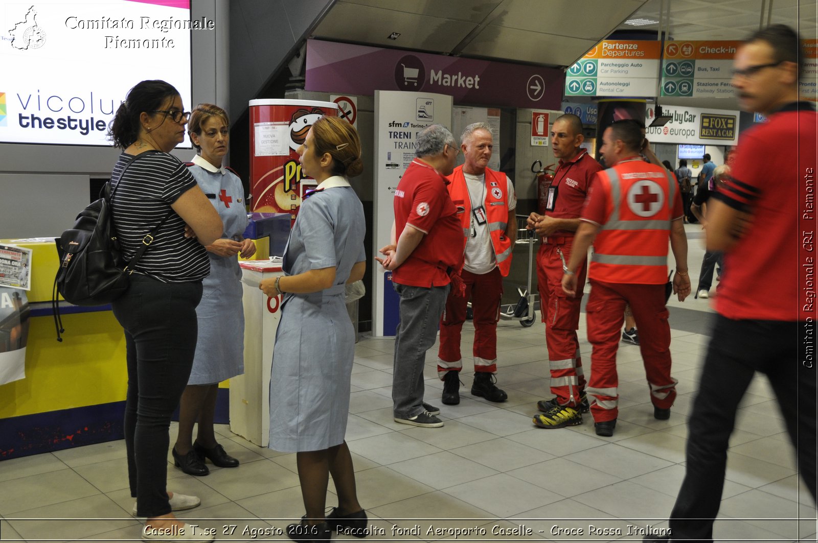 Caselle T.se 27 Agosto 2016 - Raccolta fondi Aeroporto Caselle - Croce Rossa Italiana- Comitato Regionale del Piemonte