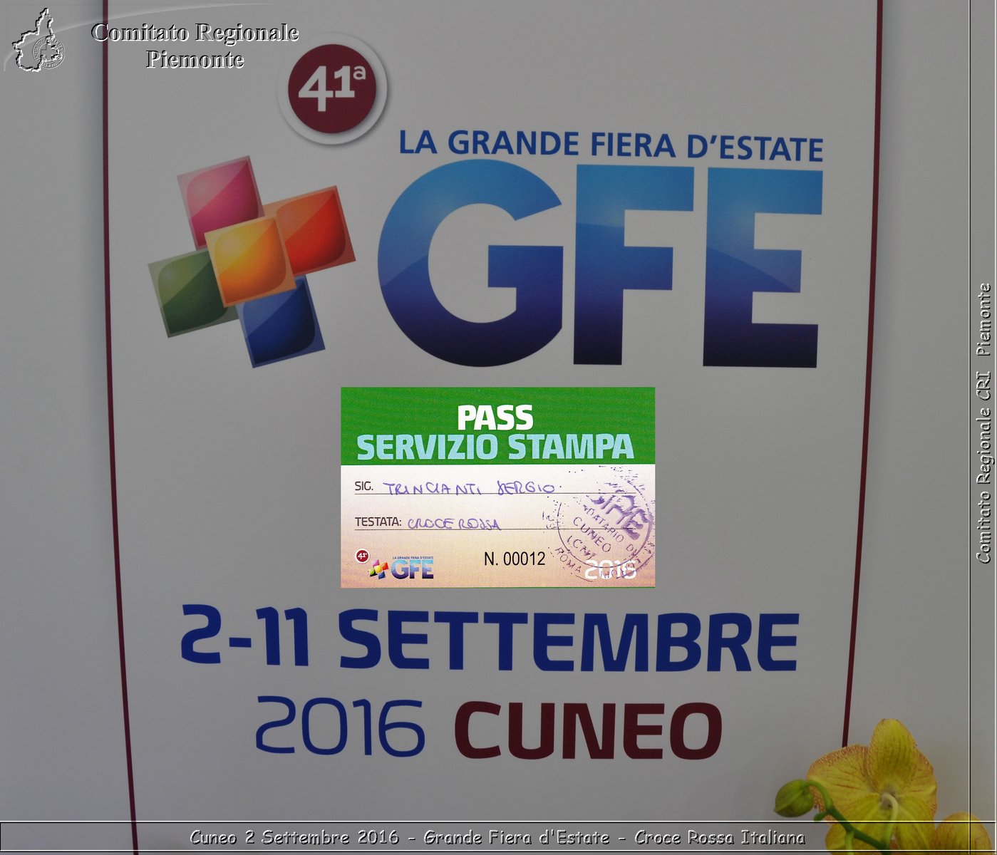 Cuneo 2 Settembre 2016 - Grande Fiera d'Estate - Croce Rossa Italiana- Comitato Regionale del Piemonte