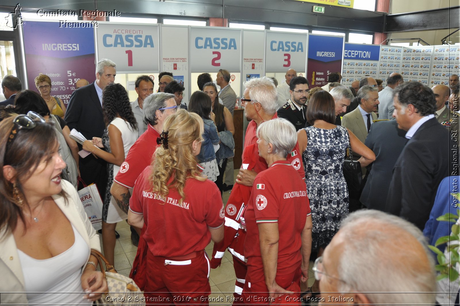 Cuneo 2 Settembre 2016 - Grande Fiera d'Estate - Croce Rossa Italiana- Comitato Regionale del Piemonte