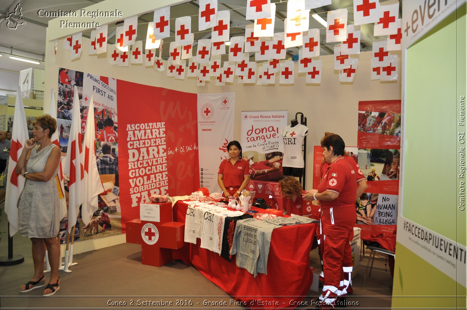 Cuneo 2 Settembre 2016 - Grande Fiera d'Estate - Croce Rossa Italiana- Comitato Regionale del Piemonte