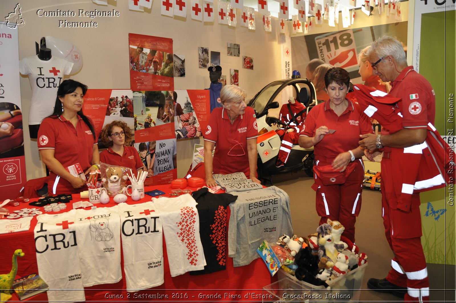 Cuneo 2 Settembre 2016 - Grande Fiera d'Estate - Croce Rossa Italiana- Comitato Regionale del Piemonte