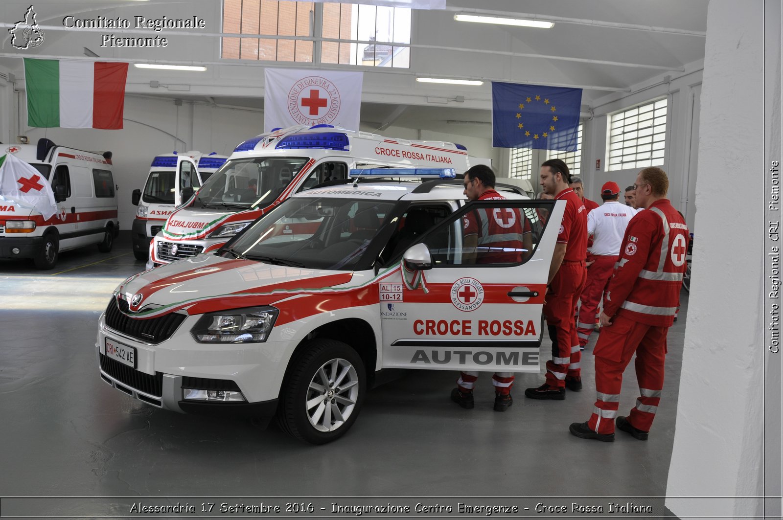 Alessandria 17 Settembre 2016 - Inaugurazione Centro Emergenze - Croce Rossa Italiana- Comitato Regionale del Piemonte