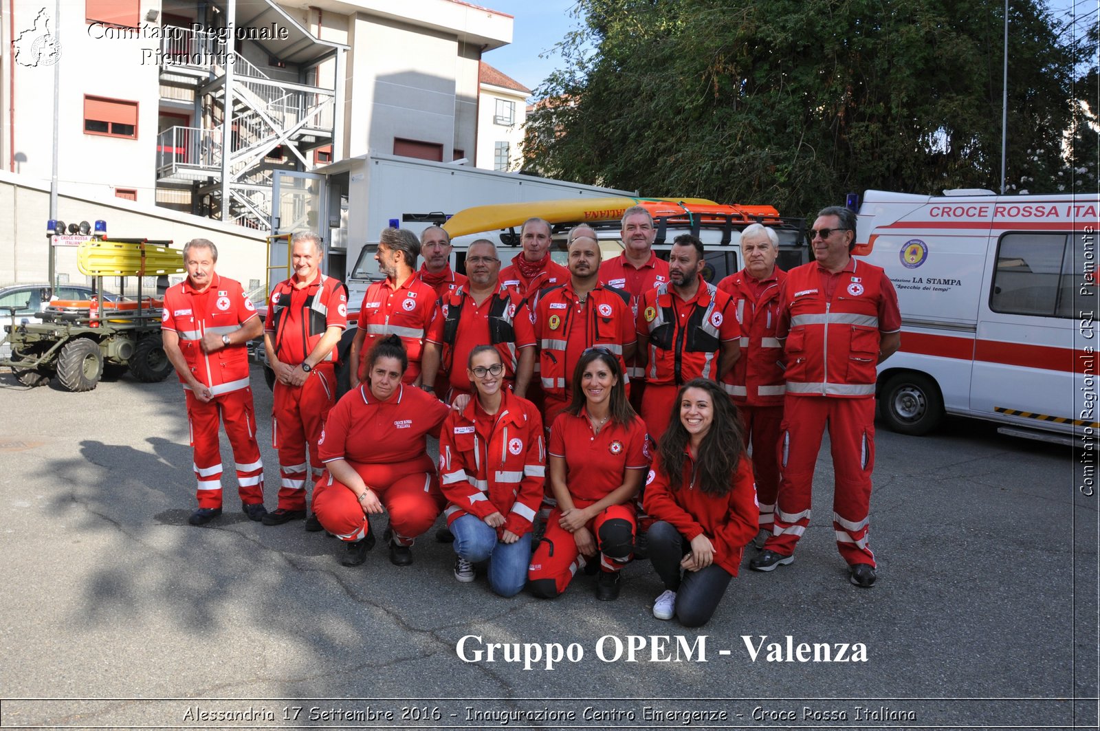 Alessandria 17 Settembre 2016 - Inaugurazione Centro Emergenze - Croce Rossa Italiana- Comitato Regionale del Piemonte