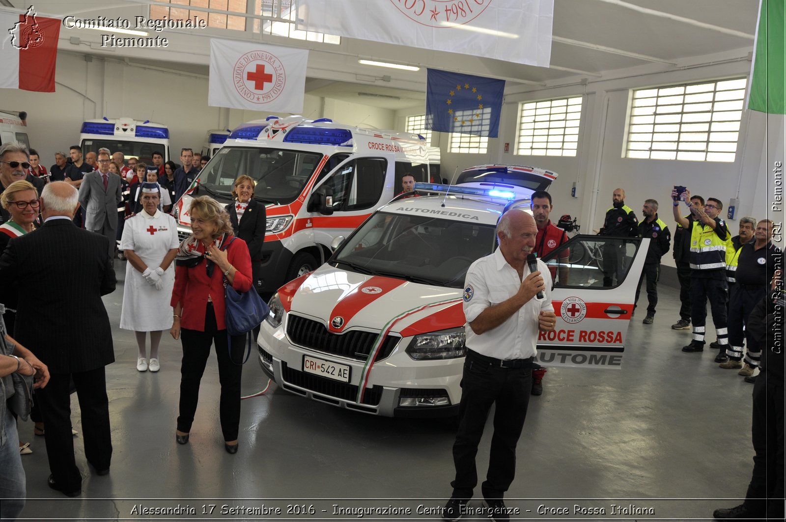 Alessandria 17 Settembre 2016 - Inaugurazione Centro Emergenze - Croce Rossa Italiana- Comitato Regionale del Piemonte