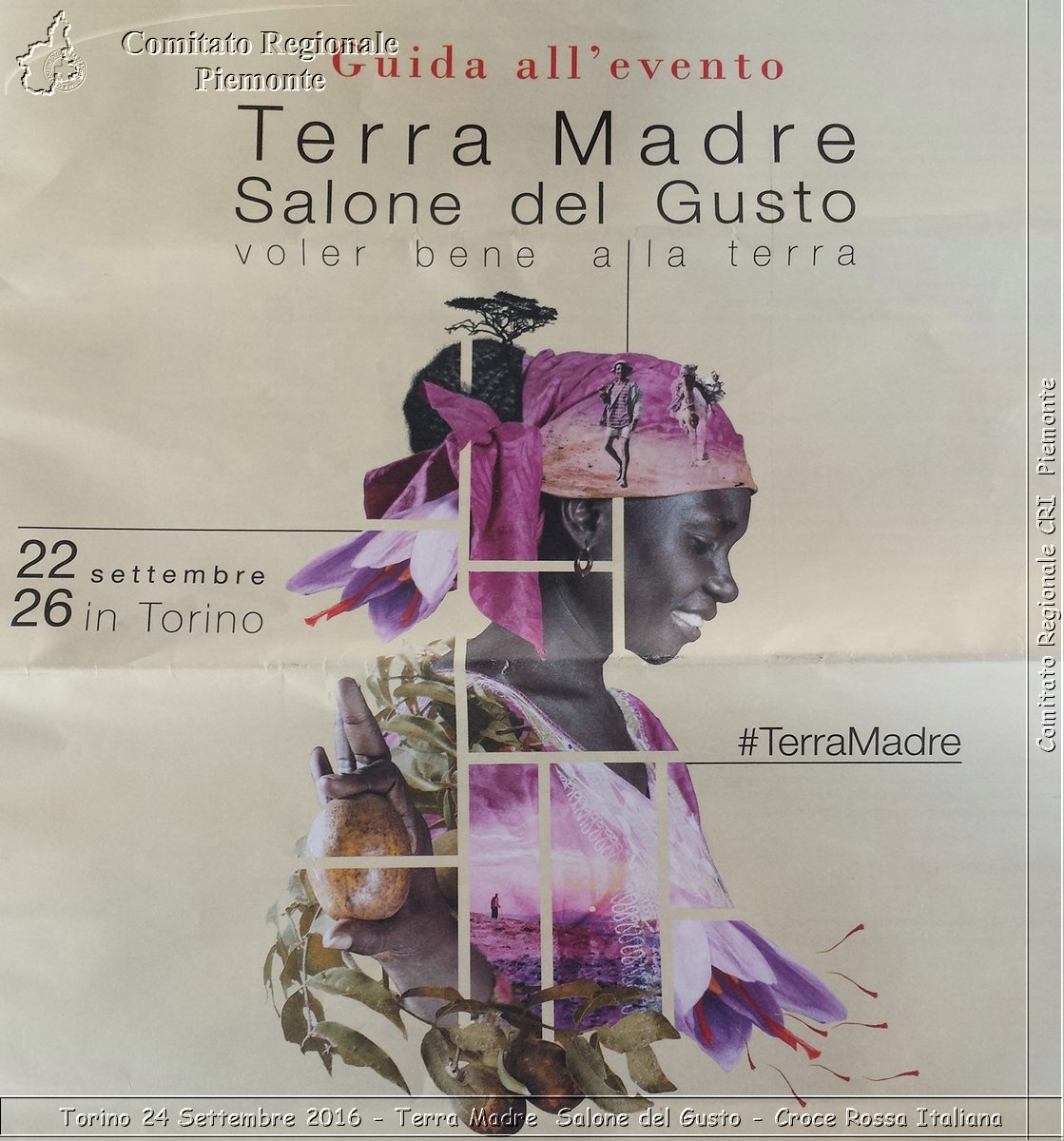 Torino 24 Settembre 2016 - Terra Madre Salone del Gusto - Croce Rossa Italiana- Comitato Regionale del Piemonte