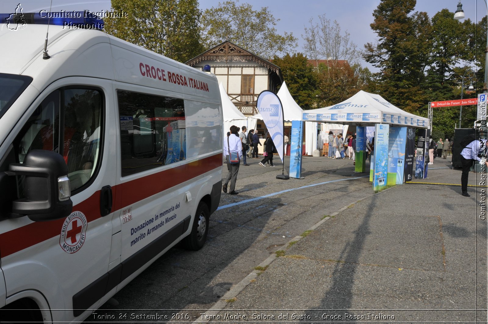 Torino 24 Settembre 2016 - Terra Madre Salone del Gusto - Croce Rossa Italiana- Comitato Regionale del Piemonte