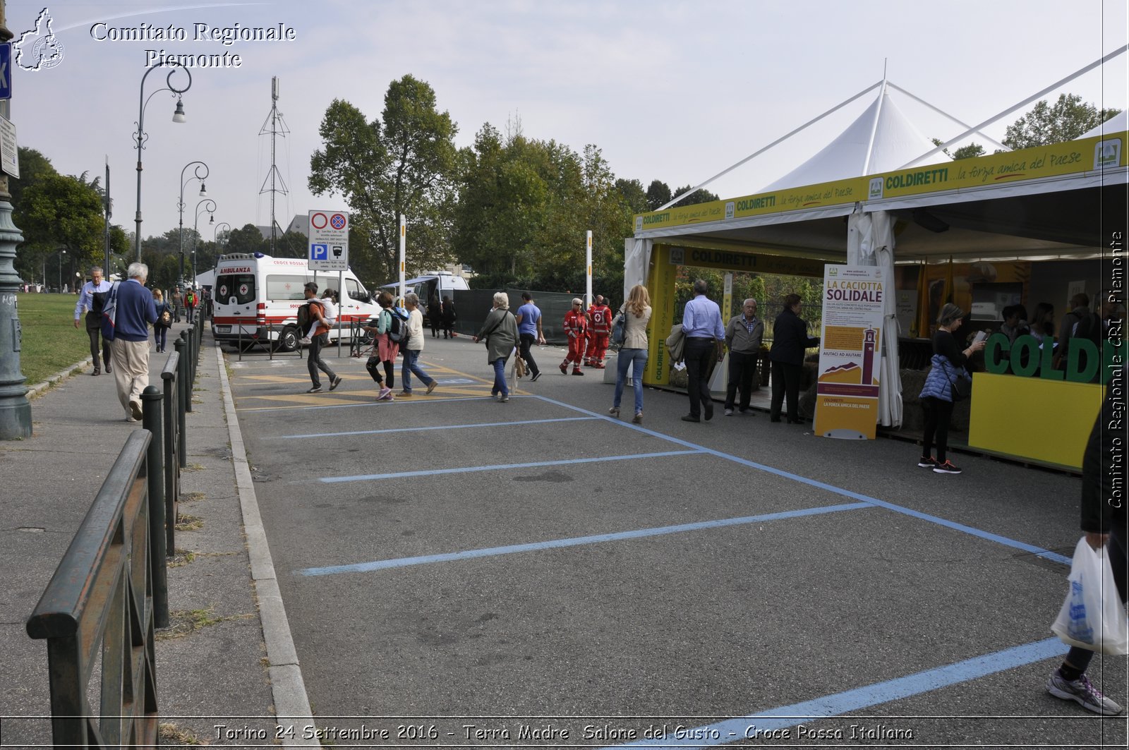 Torino 24 Settembre 2016 - Terra Madre Salone del Gusto - Croce Rossa Italiana- Comitato Regionale del Piemonte