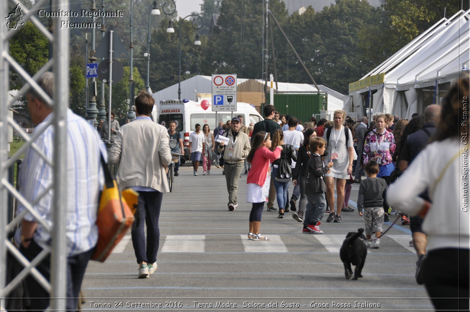 Torino 24 Settembre 2016 - Terra Madre Salone del Gusto - Croce Rossa Italiana- Comitato Regionale del Piemonte