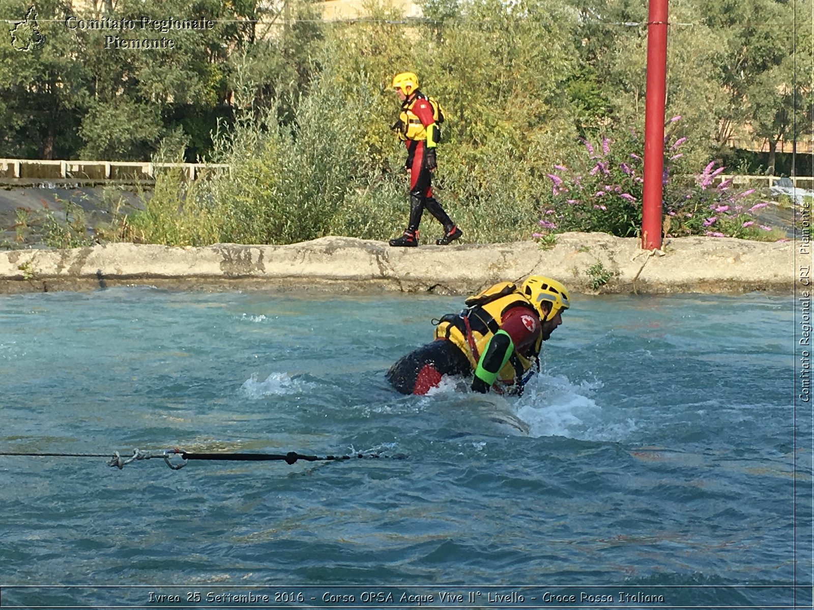 Ivrea 25 Settembre 2016 - Corso OPSA Acque Vive II Livello - Croce Rossa Italiana- Comitato Regionale del Piemonte