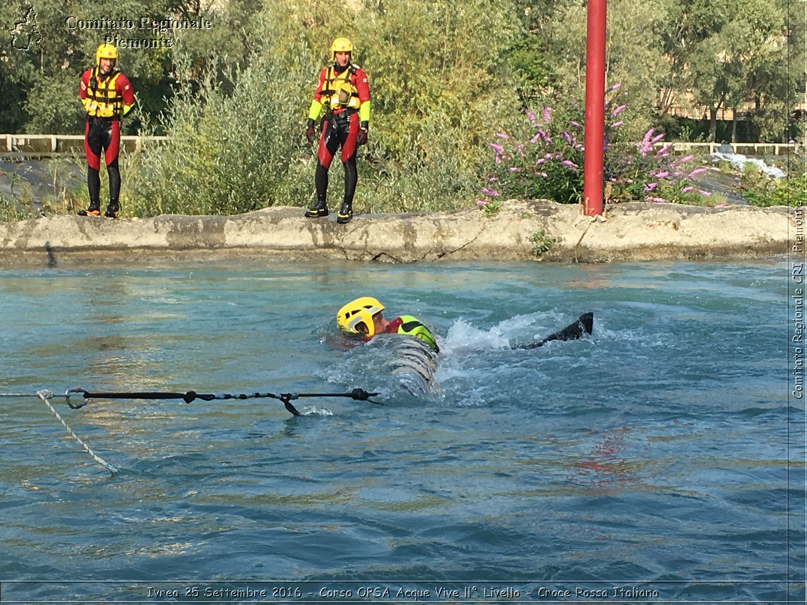 Ivrea 25 Settembre 2016 - Corso OPSA Acque Vive II Livello - Croce Rossa Italiana- Comitato Regionale del Piemonte