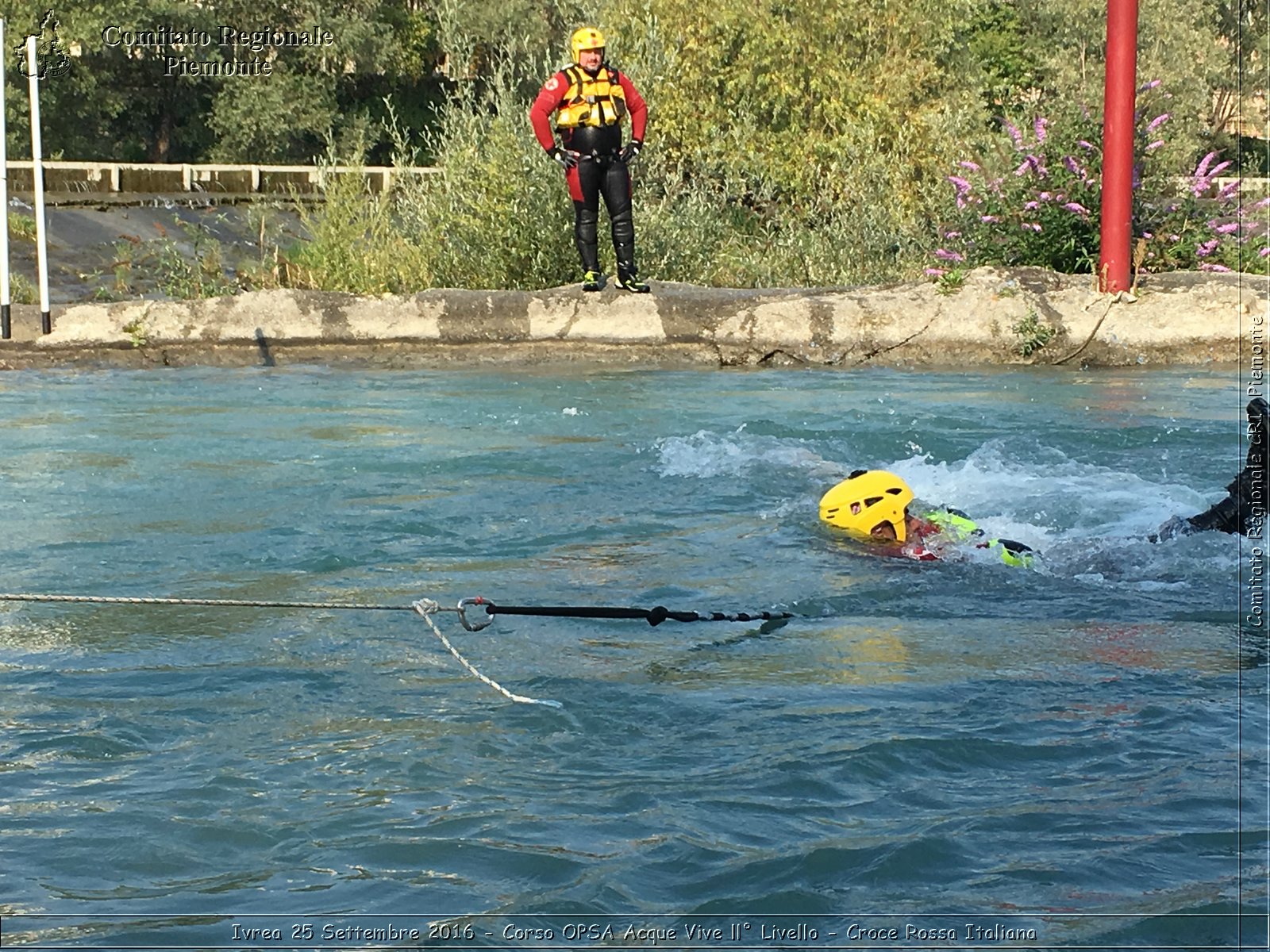 Ivrea 25 Settembre 2016 - Corso OPSA Acque Vive II Livello - Croce Rossa Italiana- Comitato Regionale del Piemonte