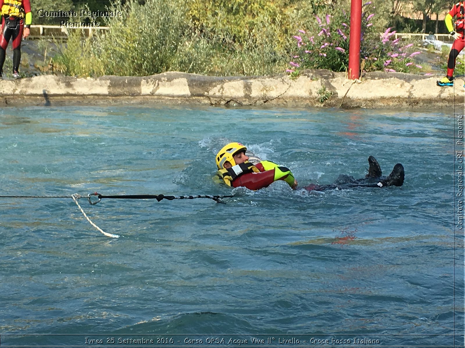 Ivrea 25 Settembre 2016 - Corso OPSA Acque Vive II Livello - Croce Rossa Italiana- Comitato Regionale del Piemonte