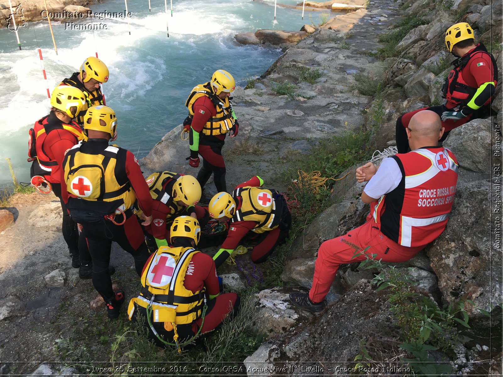 Ivrea 25 Settembre 2016 - Corso OPSA Acque Vive II Livello - Croce Rossa Italiana- Comitato Regionale del Piemonte