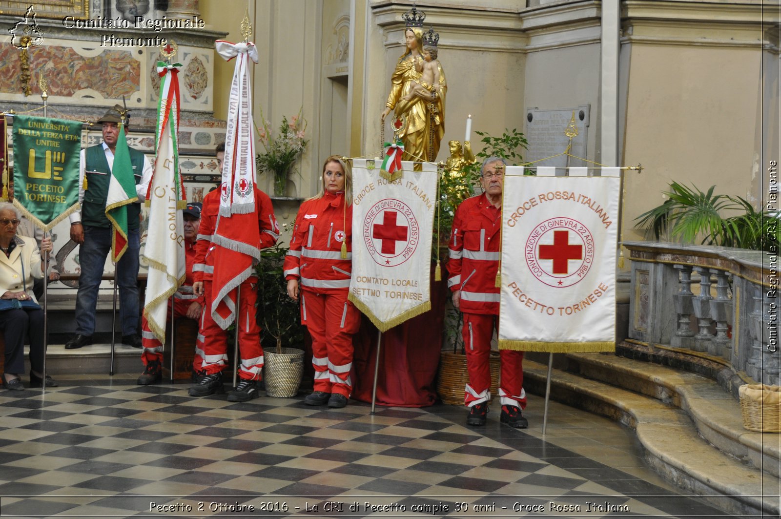 Pecetto 2 Ottobre 2016 - La CRI di Pecetto compie 30 anni - Croce Rossa Italiana- Comitato Regionale del Piemonte