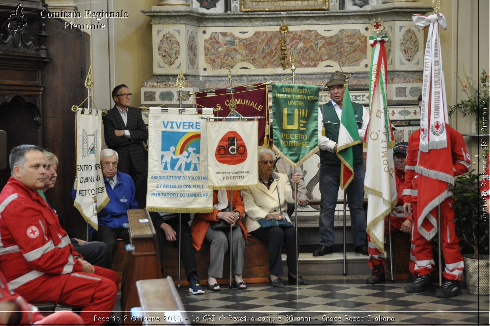 Pecetto 2 Ottobre 2016 - La CRI di Pecetto compie 30 anni - Croce Rossa Italiana- Comitato Regionale del Piemonte