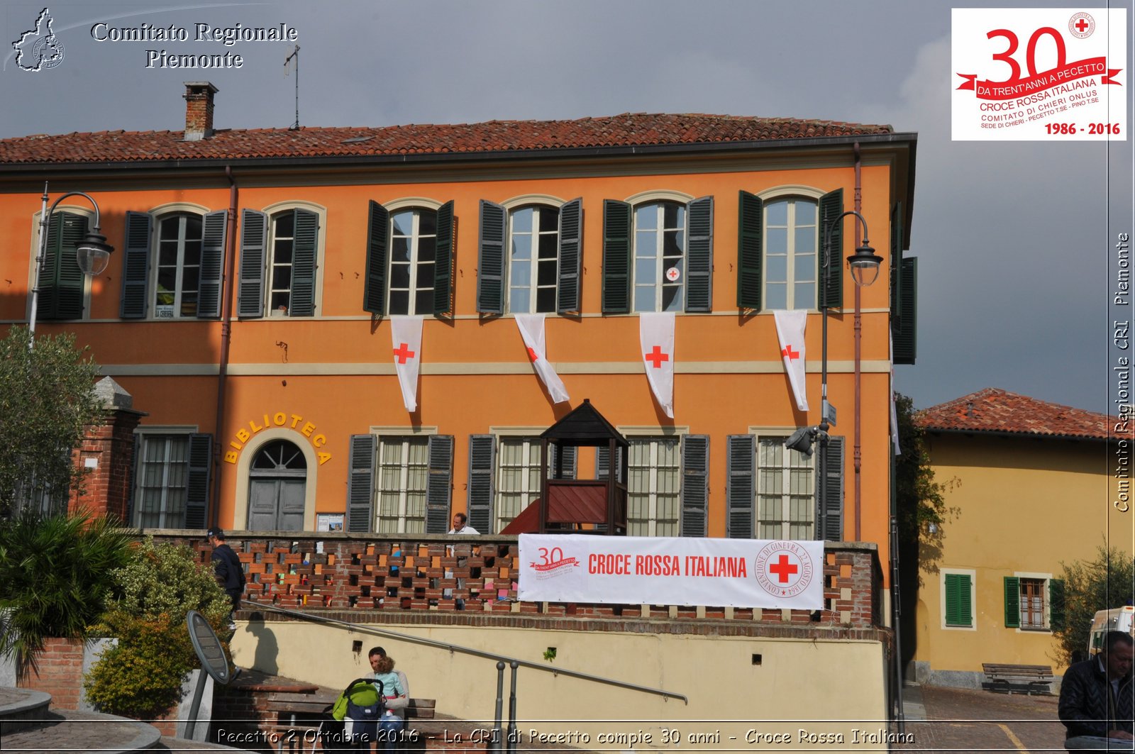 Pecetto 2 Ottobre 2016 - La CRI di Pecetto compie 30 anni - Croce Rossa Italiana- Comitato Regionale del Piemonte