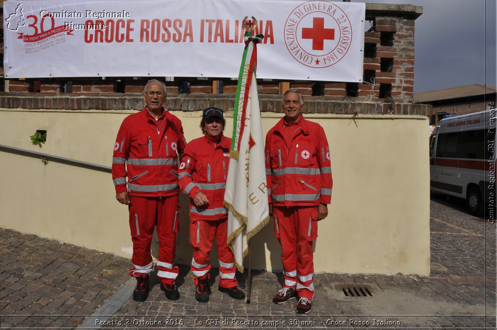 Pecetto 2 Ottobre 2016 - La CRI di Pecetto compie 30 anni - Croce Rossa Italiana- Comitato Regionale del Piemonte