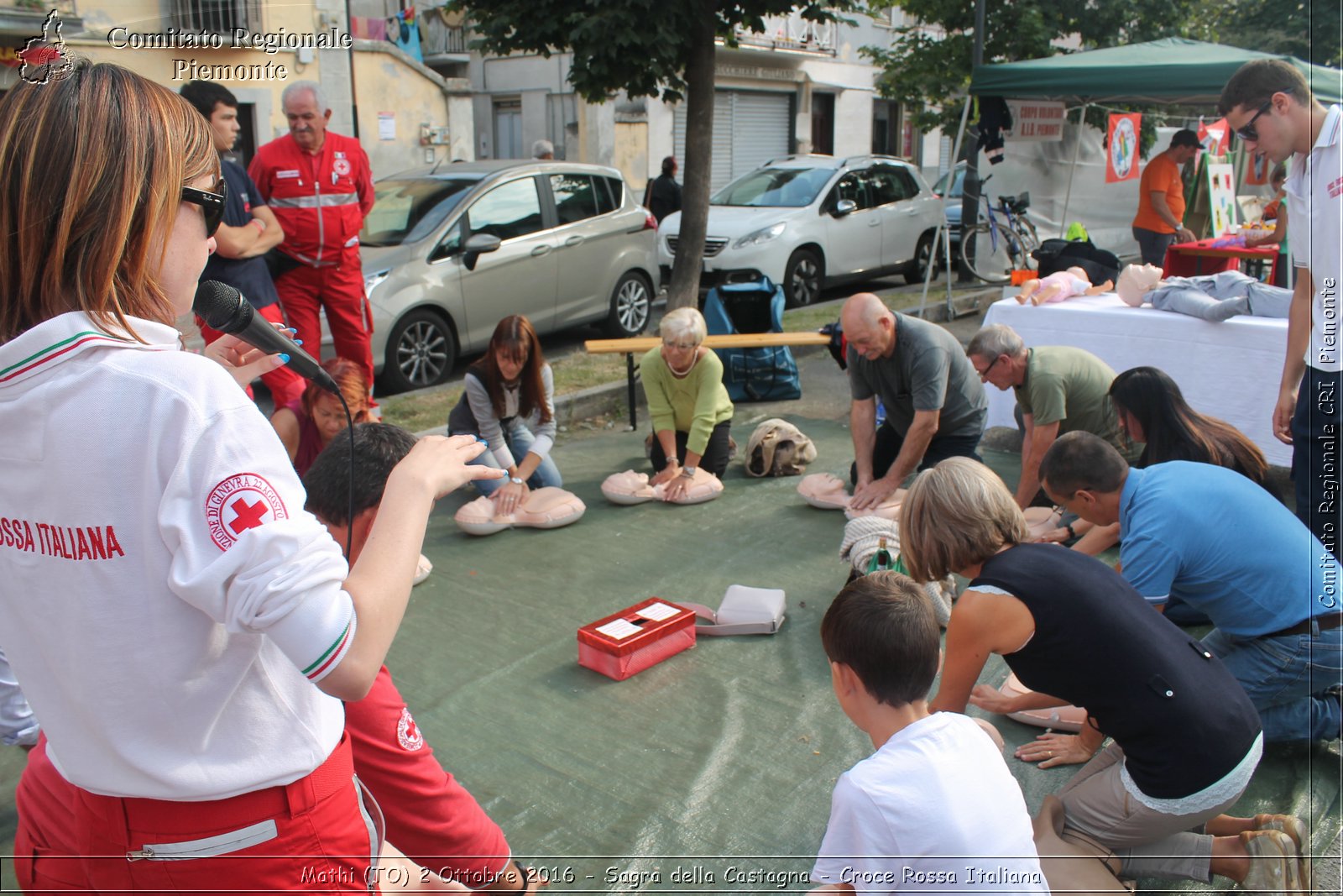 Mathi (TO) 2 Ottobre 2016 - Sagra della Castagna - Croce Rossa Italiana- Comitato Regionale del Piemonte