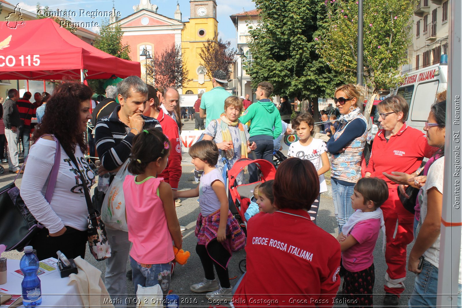 Mathi (TO) 2 Ottobre 2016 - Sagra della Castagna - Croce Rossa Italiana- Comitato Regionale del Piemonte