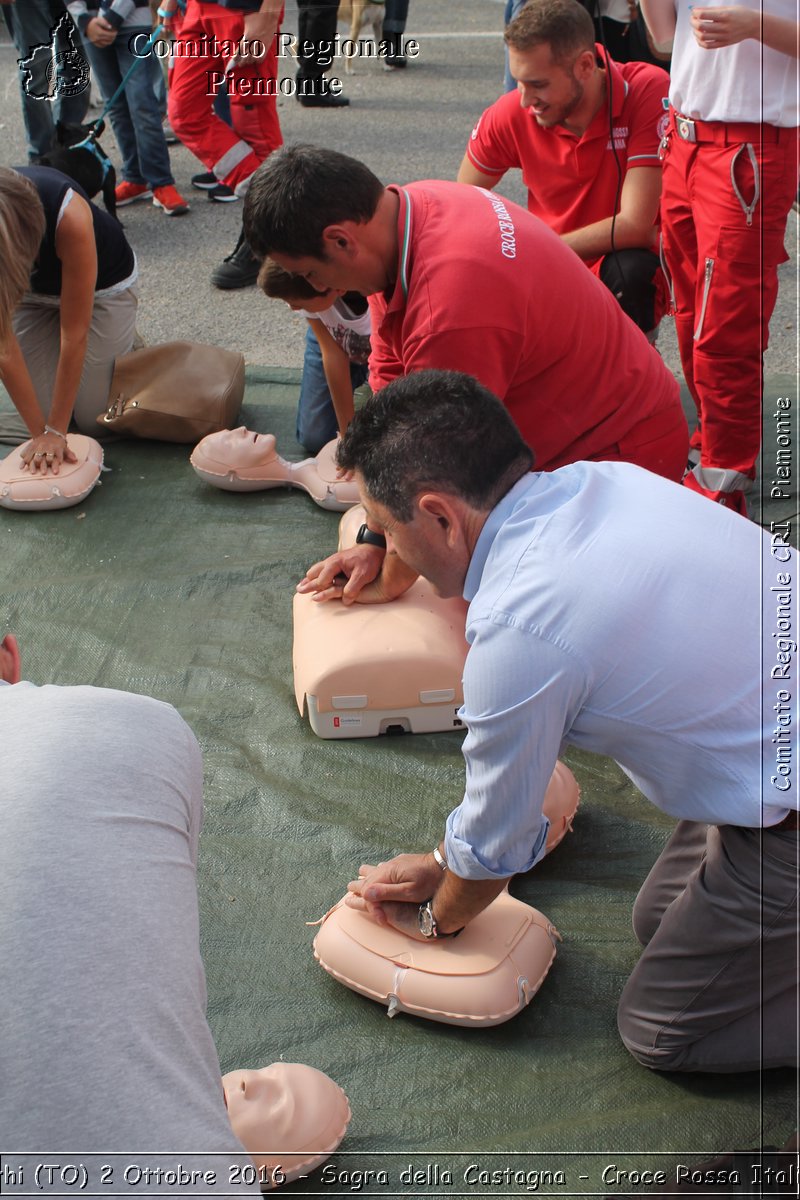 Mathi (TO) 2 Ottobre 2016 - Sagra della Castagna - Croce Rossa Italiana- Comitato Regionale del Piemonte