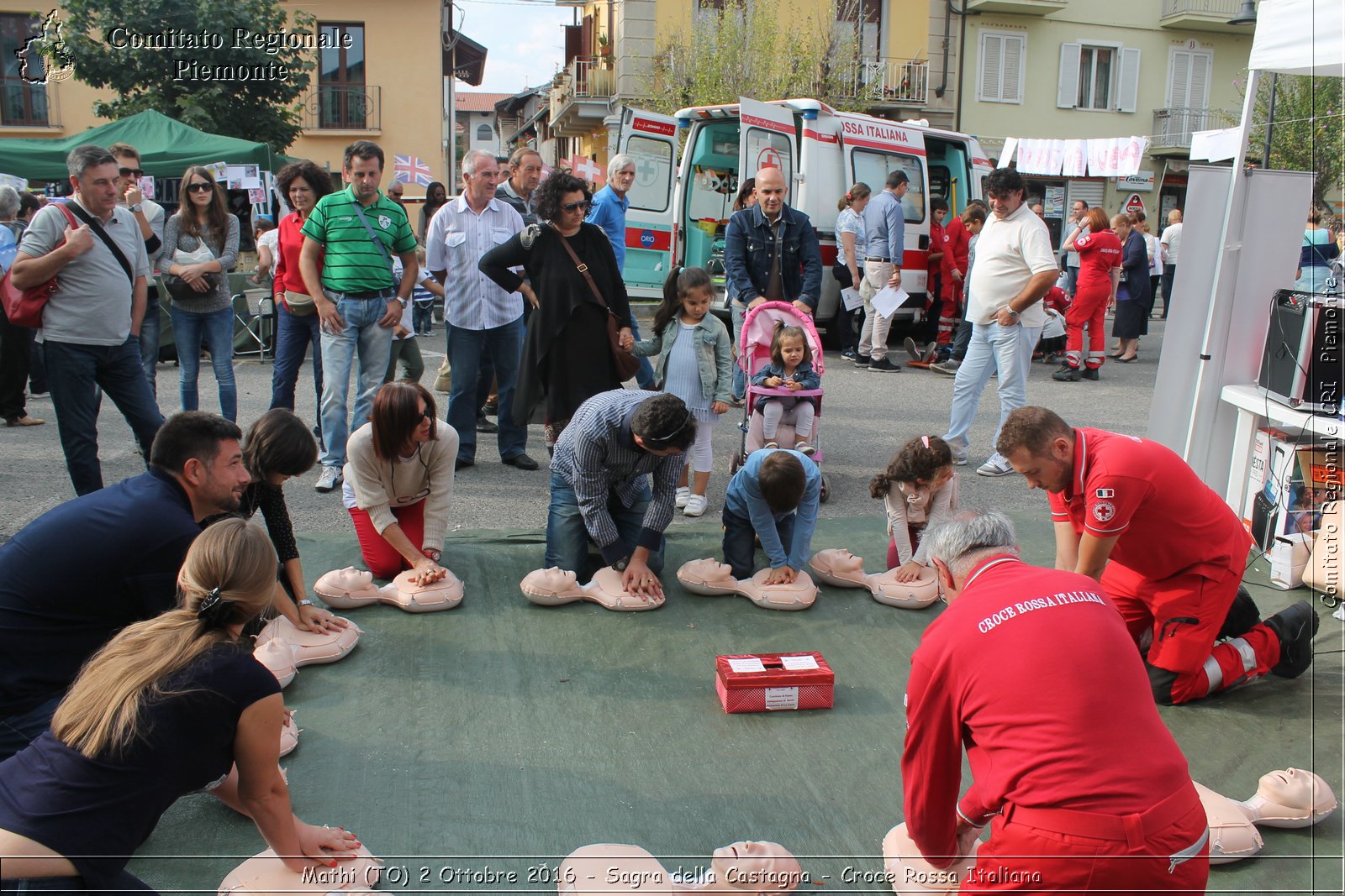 Mathi (TO) 2 Ottobre 2016 - Sagra della Castagna - Croce Rossa Italiana- Comitato Regionale del Piemonte