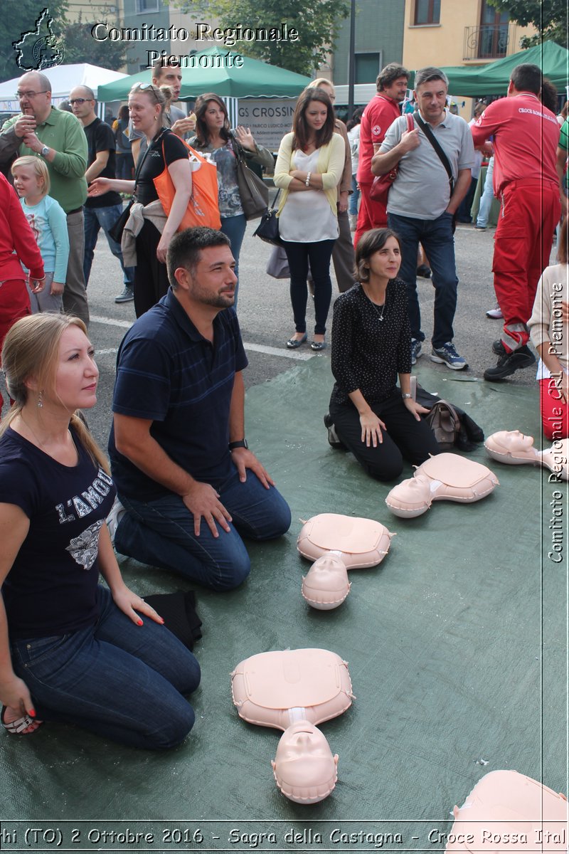 Mathi (TO) 2 Ottobre 2016 - Sagra della Castagna - Croce Rossa Italiana- Comitato Regionale del Piemonte