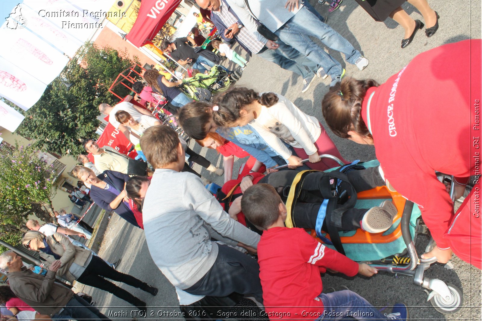 Mathi (TO) 2 Ottobre 2016 - Sagra della Castagna - Croce Rossa Italiana- Comitato Regionale del Piemonte