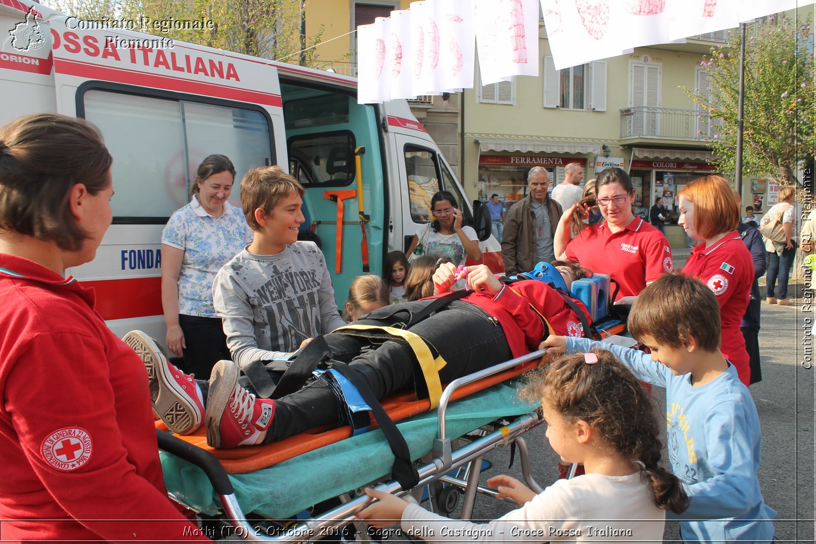 Mathi (TO) 2 Ottobre 2016 - Sagra della Castagna - Croce Rossa Italiana- Comitato Regionale del Piemonte