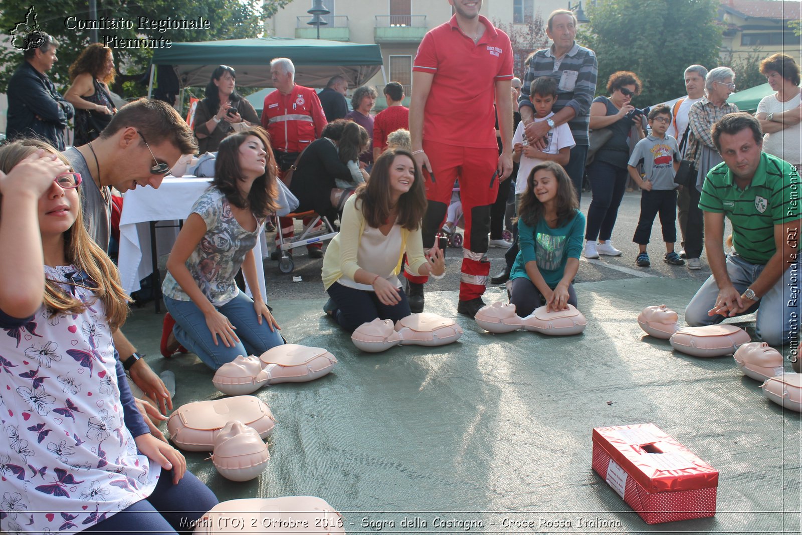 Mathi (TO) 2 Ottobre 2016 - Sagra della Castagna - Croce Rossa Italiana- Comitato Regionale del Piemonte