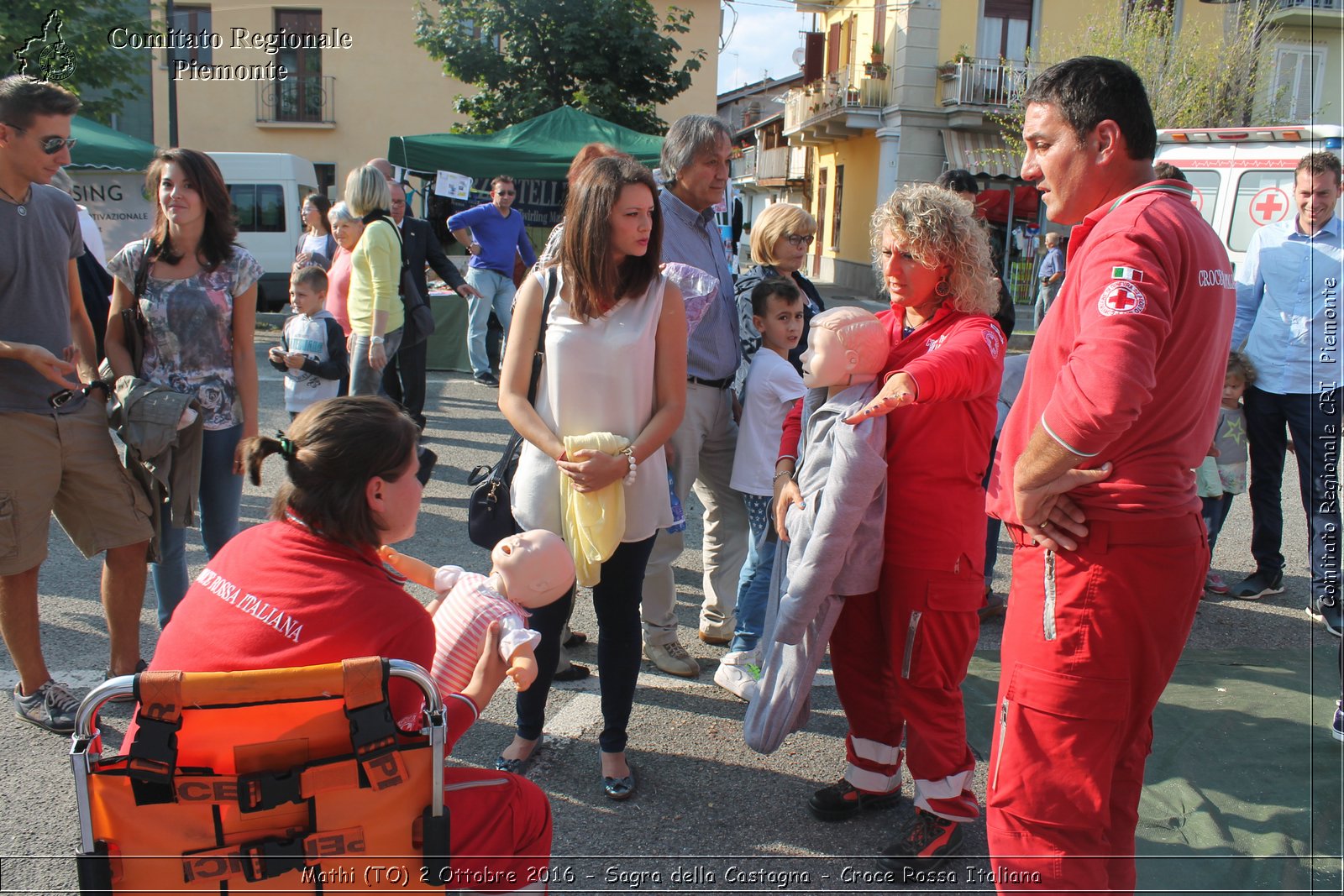 Mathi (TO) 2 Ottobre 2016 - Sagra della Castagna - Croce Rossa Italiana- Comitato Regionale del Piemonte