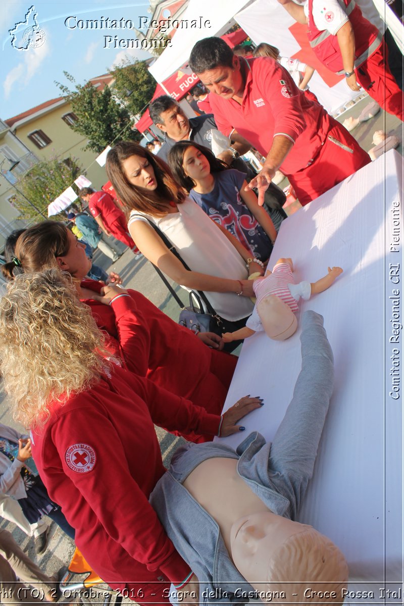 Mathi (TO) 2 Ottobre 2016 - Sagra della Castagna - Croce Rossa Italiana- Comitato Regionale del Piemonte