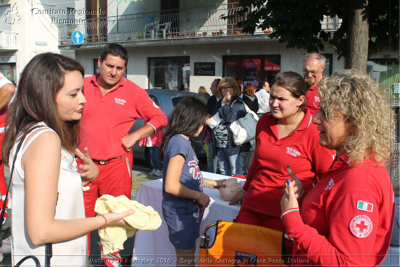 Mathi (TO) 2 Ottobre 2016 - Sagra della Castagna - Croce Rossa Italiana- Comitato Regionale del Piemonte