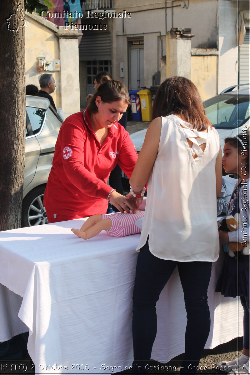 Mathi (TO) 2 Ottobre 2016 - Sagra della Castagna - Croce Rossa Italiana- Comitato Regionale del Piemonte