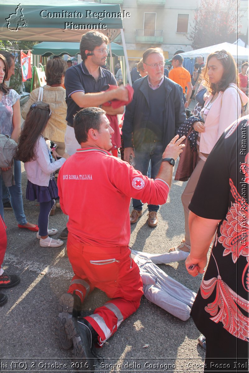 Mathi (TO) 2 Ottobre 2016 - Sagra della Castagna - Croce Rossa Italiana- Comitato Regionale del Piemonte