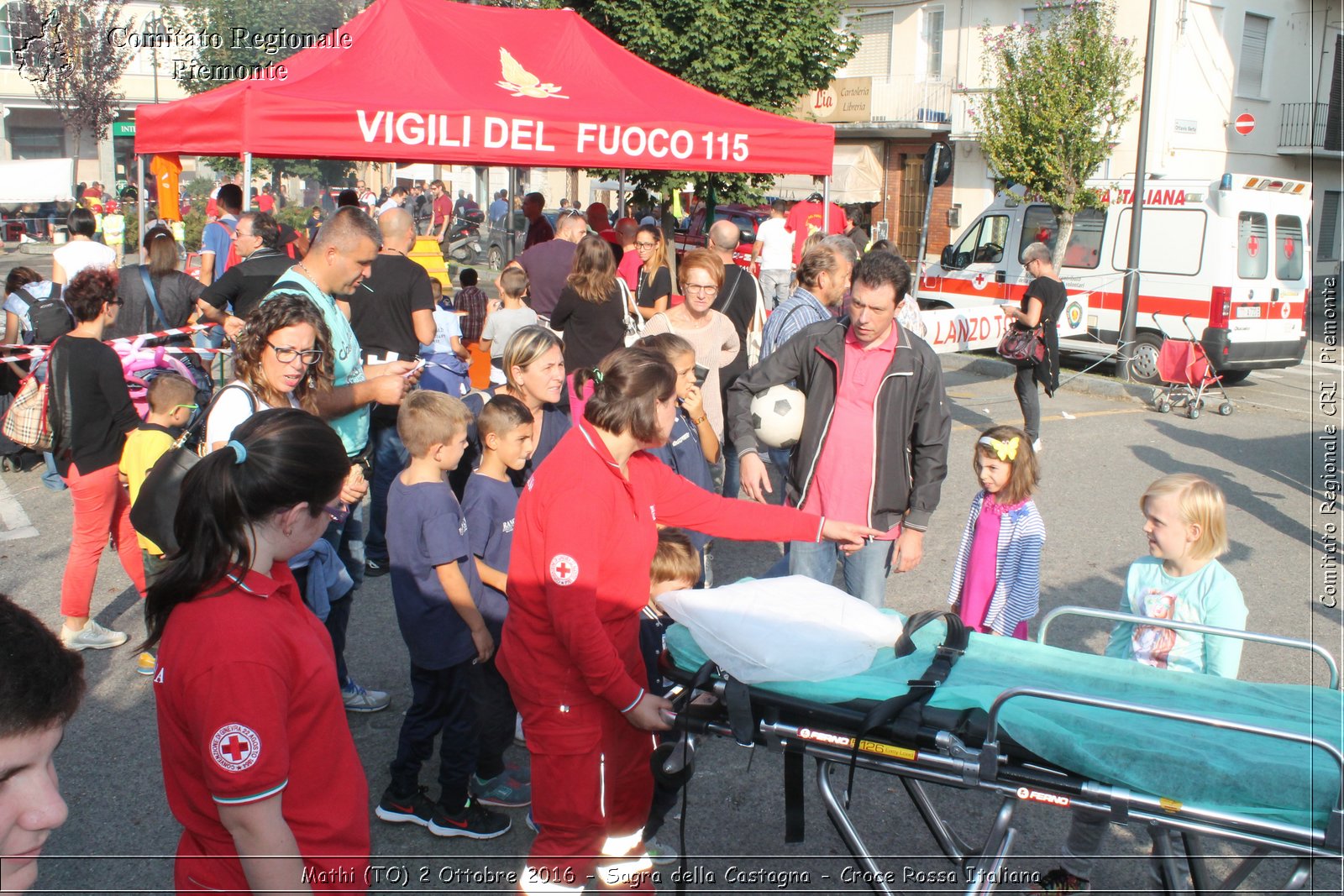 Mathi (TO) 2 Ottobre 2016 - Sagra della Castagna - Croce Rossa Italiana- Comitato Regionale del Piemonte