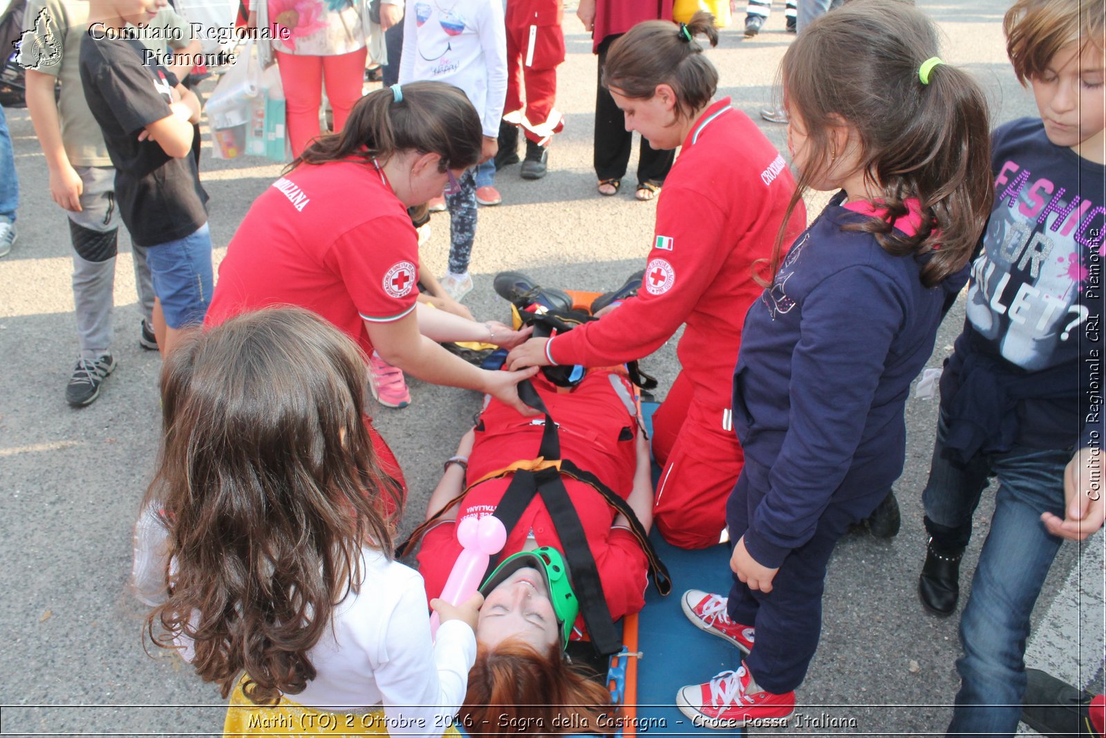Mathi (TO) 2 Ottobre 2016 - Sagra della Castagna - Croce Rossa Italiana- Comitato Regionale del Piemonte