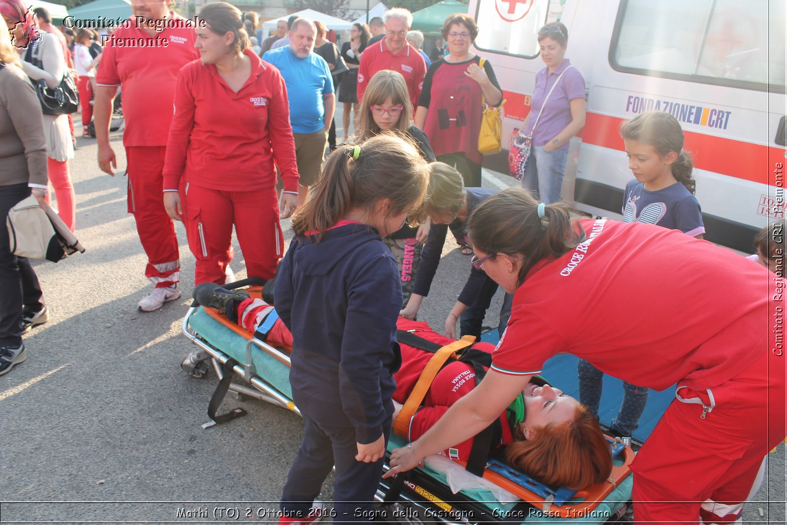 Mathi (TO) 2 Ottobre 2016 - Sagra della Castagna - Croce Rossa Italiana- Comitato Regionale del Piemonte
