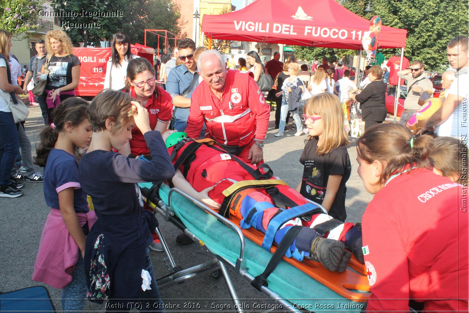 Mathi (TO) 2 Ottobre 2016 - Sagra della Castagna - Croce Rossa Italiana- Comitato Regionale del Piemonte