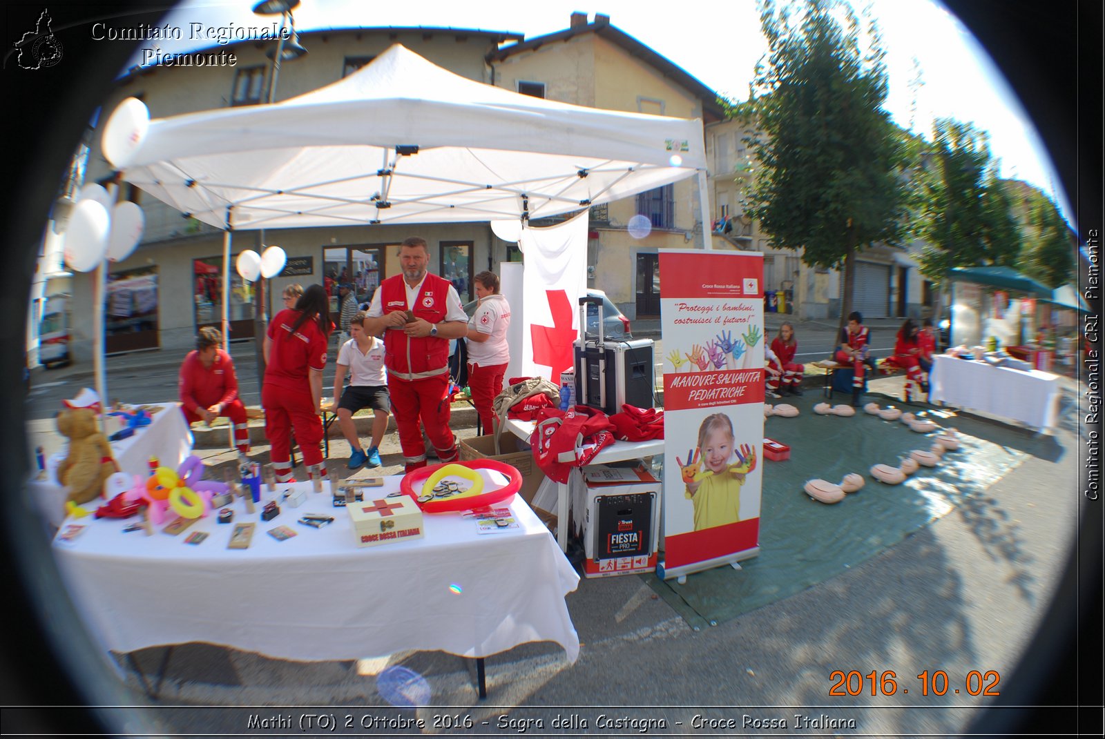 Mathi (TO) 2 Ottobre 2016 - Sagra della Castagna - Croce Rossa Italiana- Comitato Regionale del Piemonte