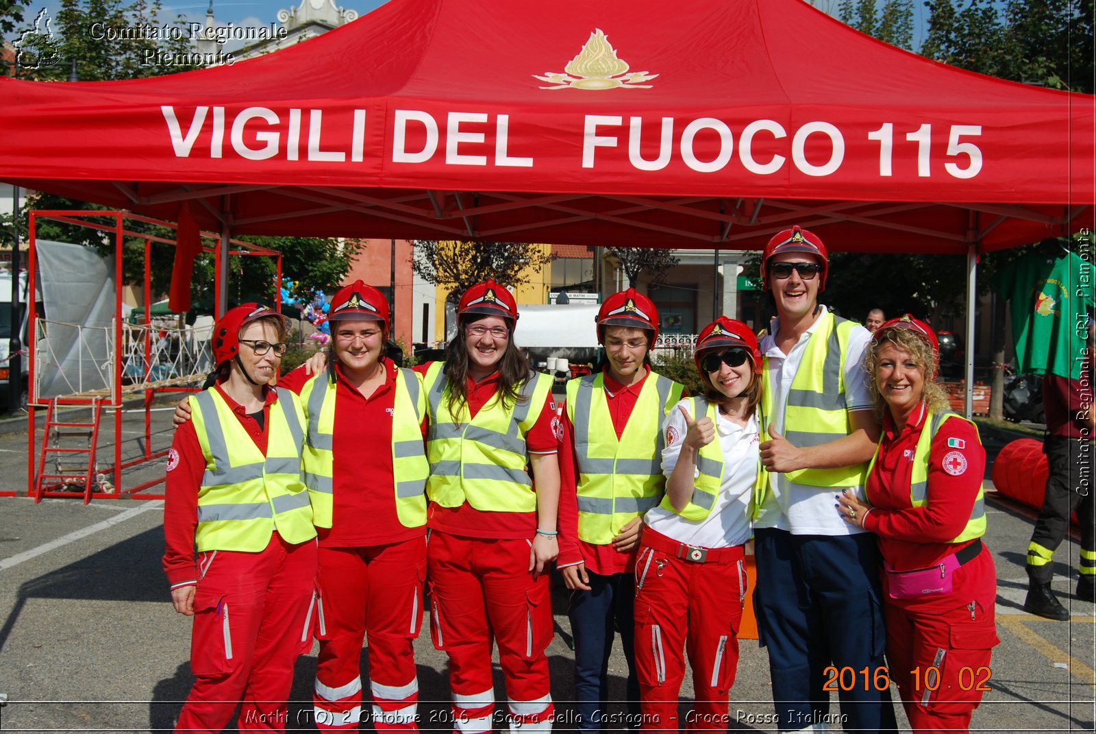 Mathi (TO) 2 Ottobre 2016 - Sagra della Castagna - Croce Rossa Italiana- Comitato Regionale del Piemonte