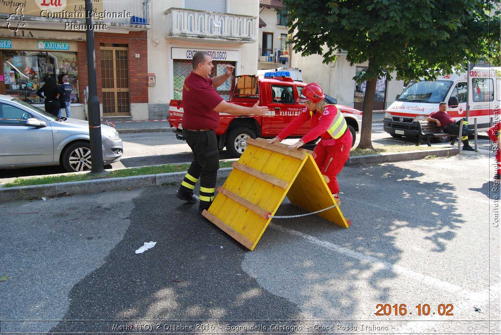 Mathi (TO) 2 Ottobre 2016 - Sagra della Castagna - Croce Rossa Italiana- Comitato Regionale del Piemonte