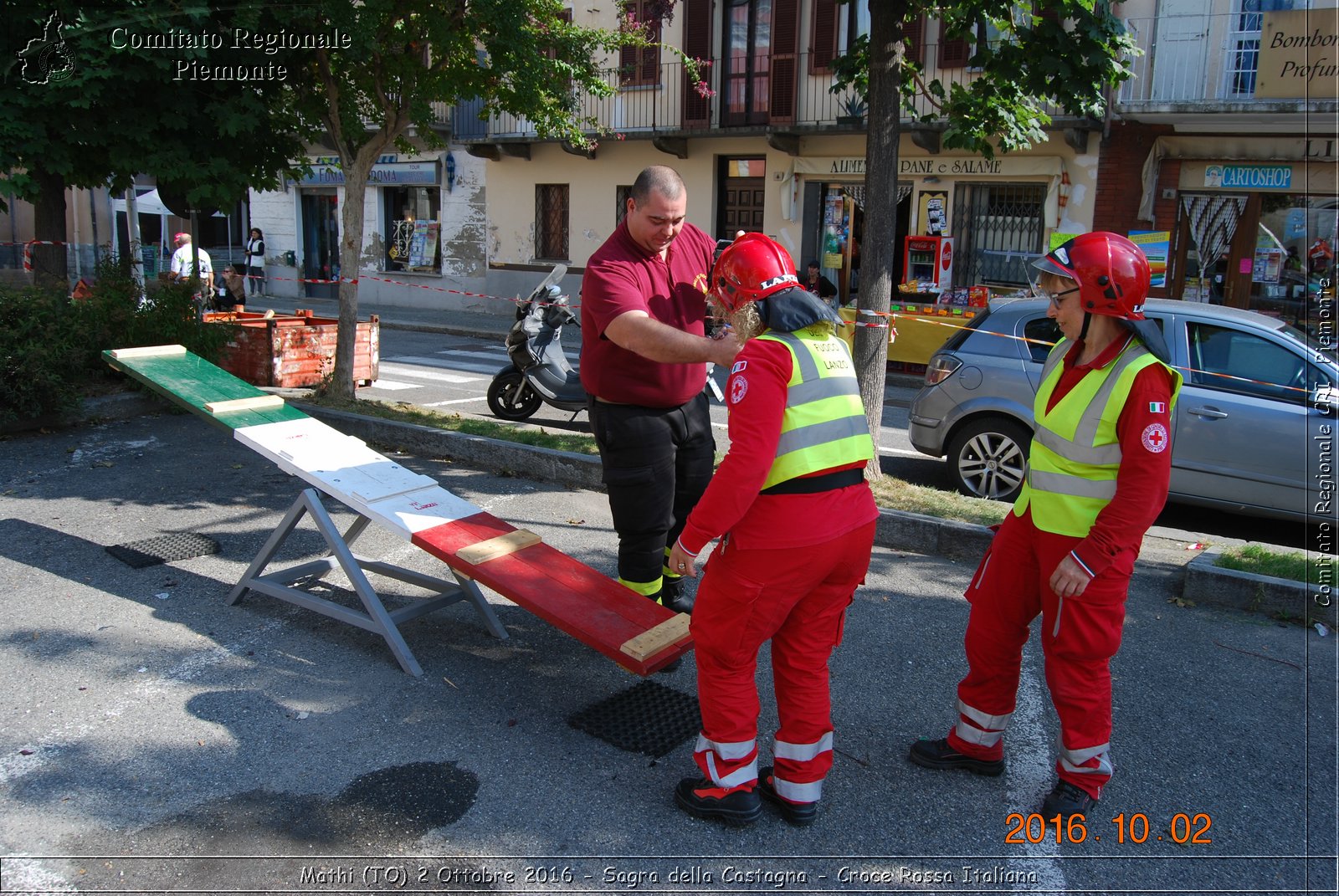 Mathi (TO) 2 Ottobre 2016 - Sagra della Castagna - Croce Rossa Italiana- Comitato Regionale del Piemonte