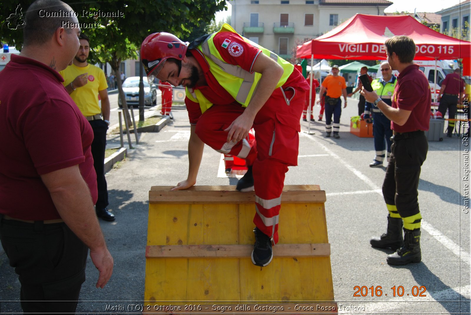 Mathi (TO) 2 Ottobre 2016 - Sagra della Castagna - Croce Rossa Italiana- Comitato Regionale del Piemonte