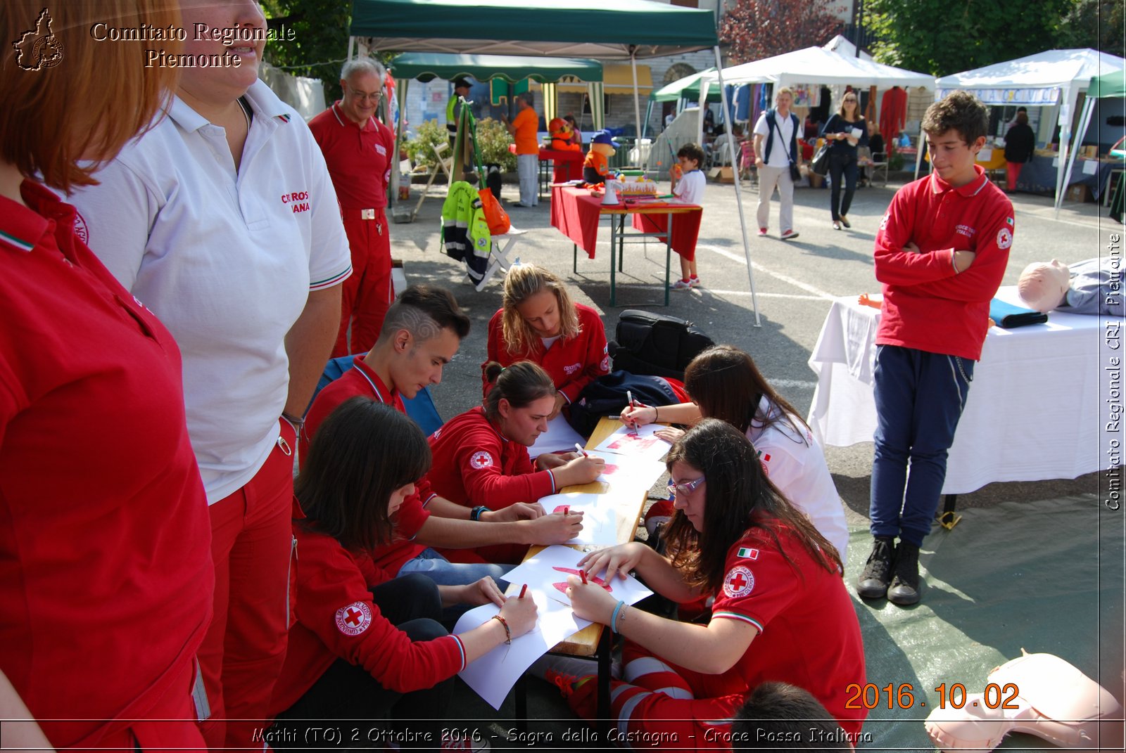 Mathi (TO) 2 Ottobre 2016 - Sagra della Castagna - Croce Rossa Italiana- Comitato Regionale del Piemonte