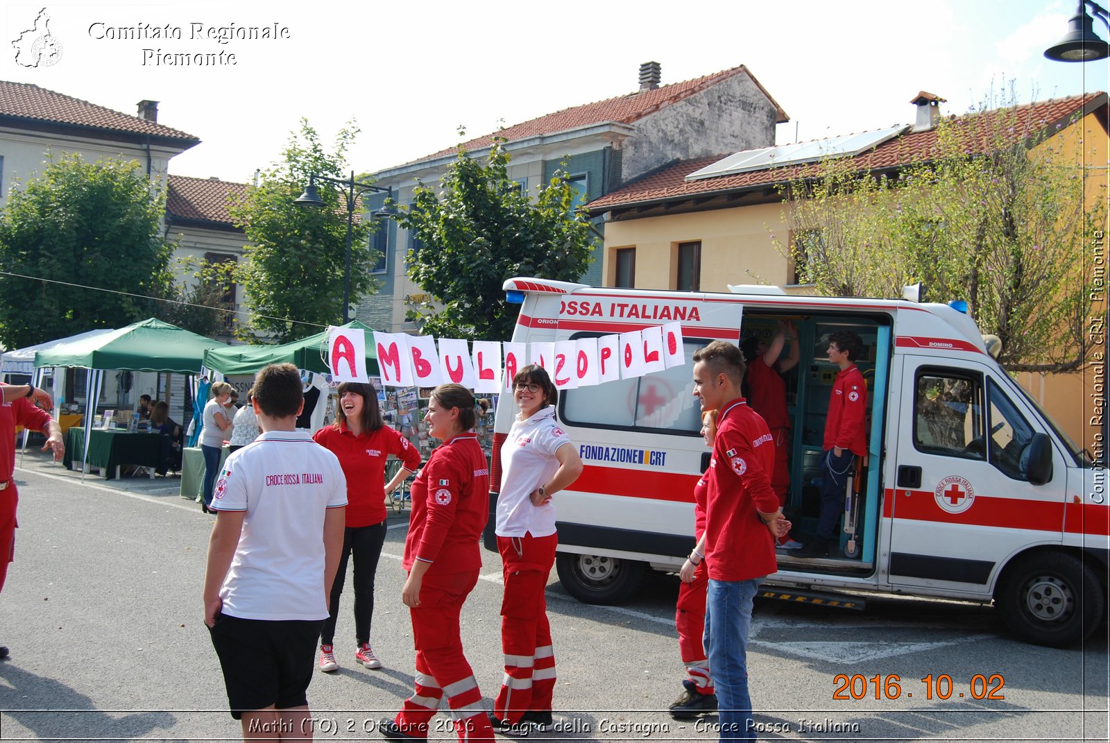 Mathi (TO) 2 Ottobre 2016 - Sagra della Castagna - Croce Rossa Italiana- Comitato Regionale del Piemonte
