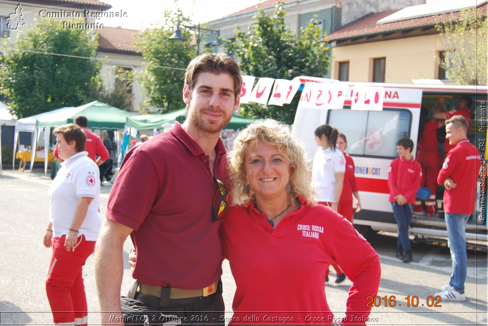 Mathi (TO) 2 Ottobre 2016 - Sagra della Castagna - Croce Rossa Italiana- Comitato Regionale del Piemonte