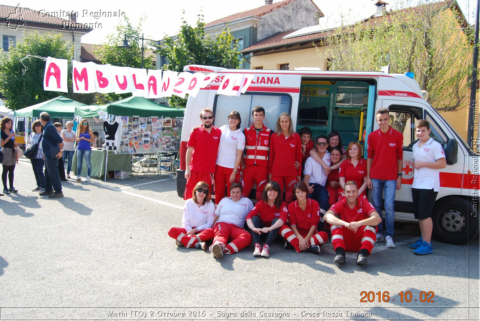 Mathi (TO) 2 Ottobre 2016 - Sagra della Castagna - Croce Rossa Italiana- Comitato Regionale del Piemonte
