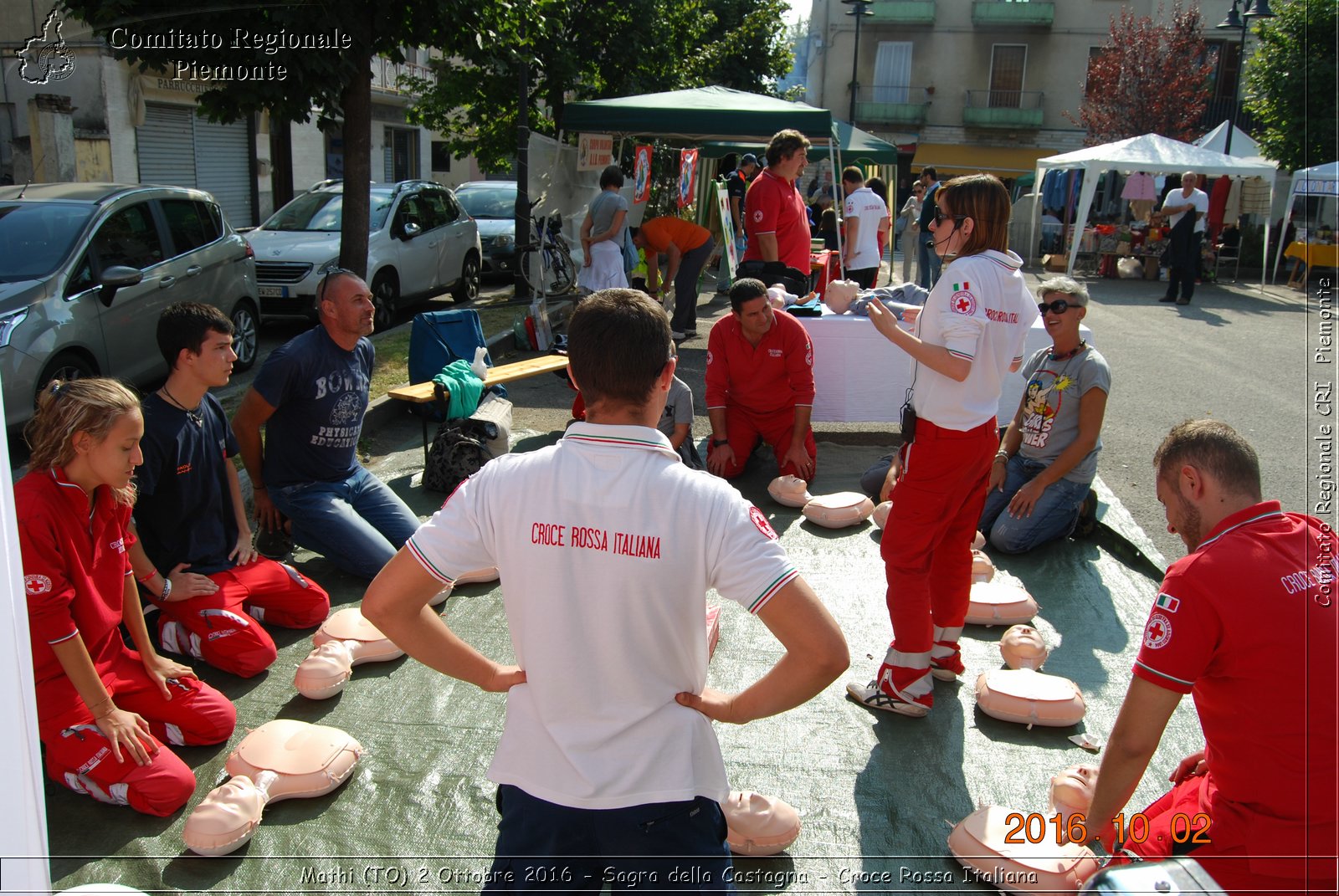 Mathi (TO) 2 Ottobre 2016 - Sagra della Castagna - Croce Rossa Italiana- Comitato Regionale del Piemonte